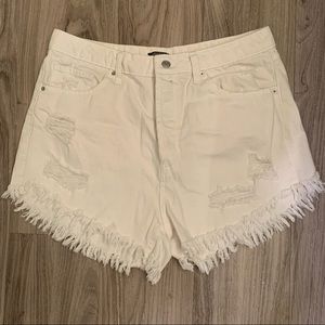 Wild Fable High Waisted White Jeans, Size 14